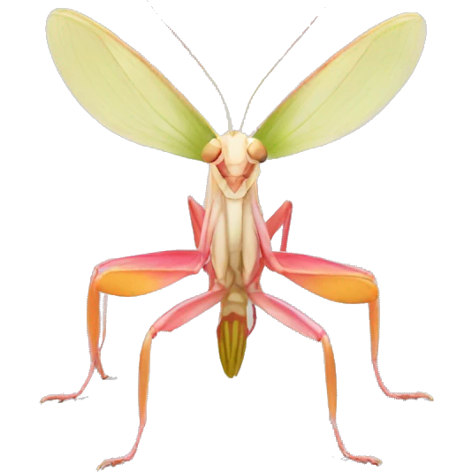 orchid mantis emoji
