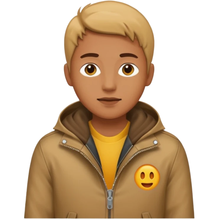 a Jacket half-unzipped emoji