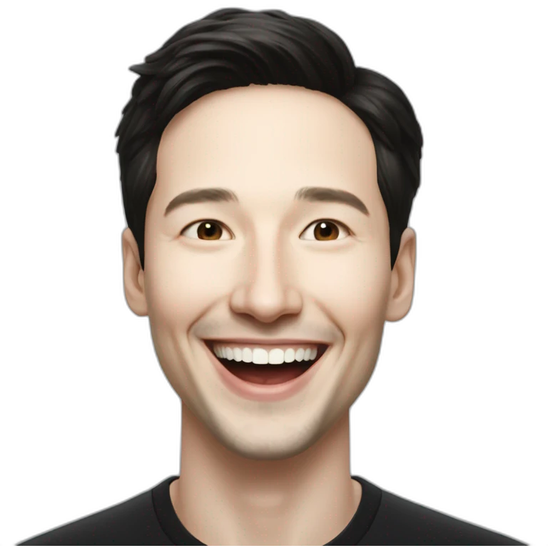 Pavel Durov laughs emoji