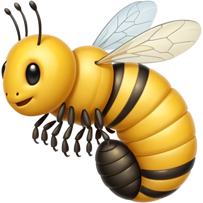 bee larve emoji