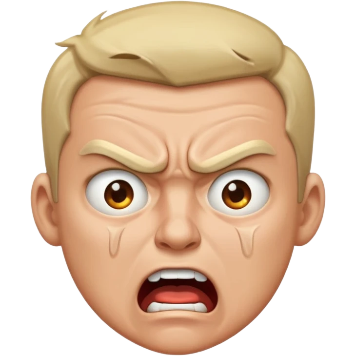 gay angry rage screaming loudly cryjng emoji