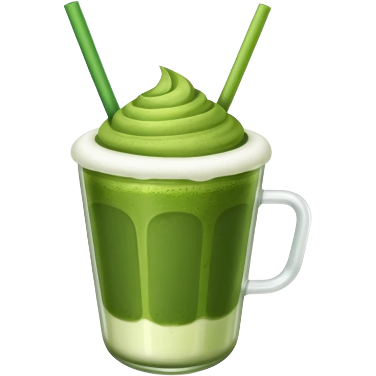 Te macha con espuma y una pajita emoji