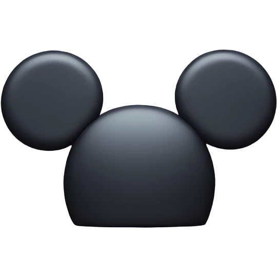 Pastel Mickey Mouse ears  emoji