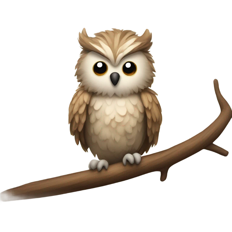 Sleepy owl emoji