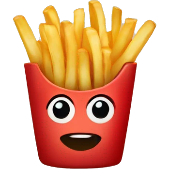 French fries emoji