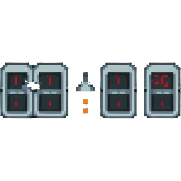 Retro digital clock emoji