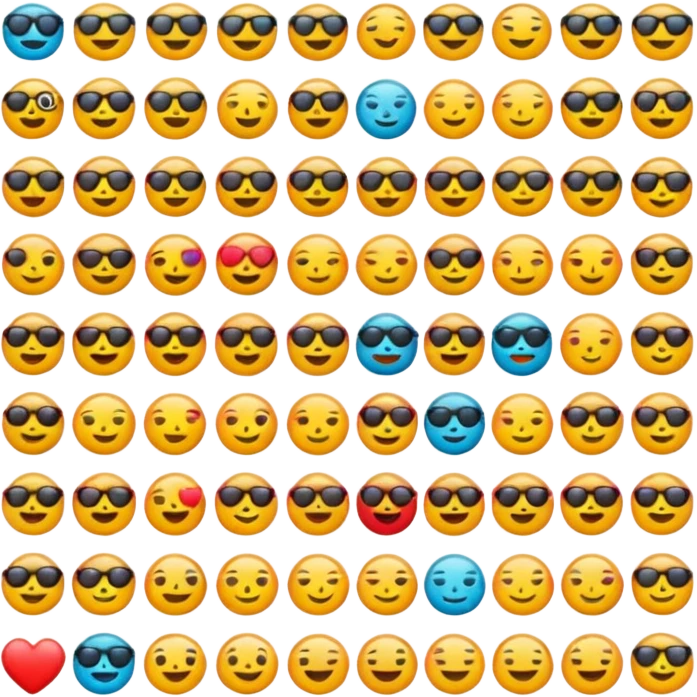 make a 67 emoji but insted of 67 put 21 emoji