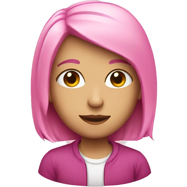 Pink  emoji