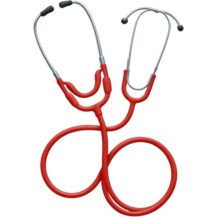red phonendoscope emoji