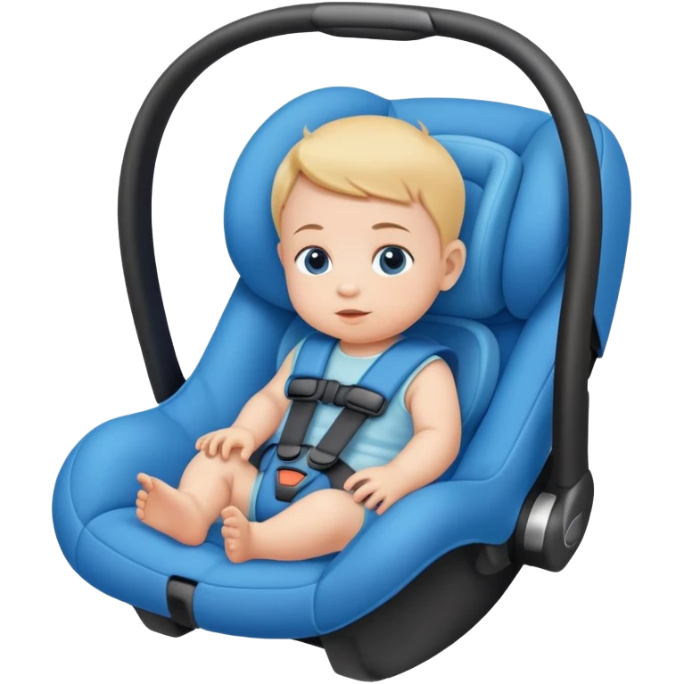 Baby in child seat emoji