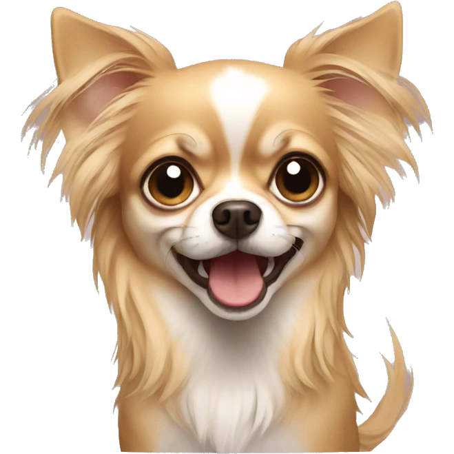 long-hair-chihuahua crying emoji