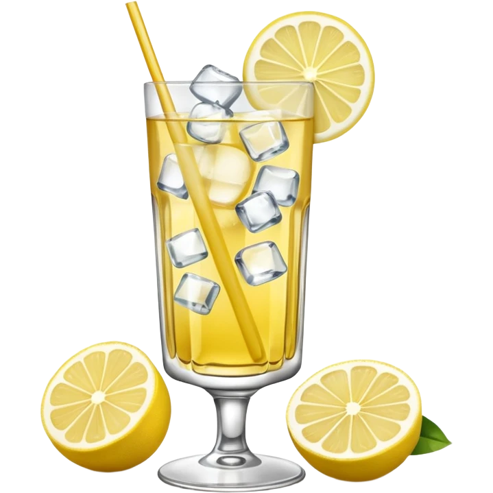 Spritz St-Germain avec citron et glaçons emoji