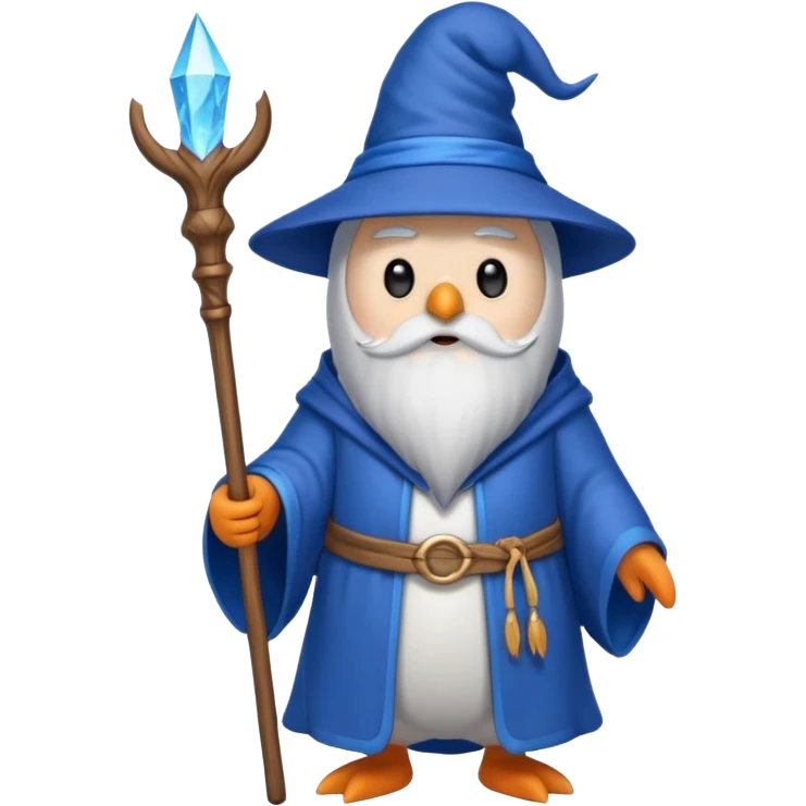 Penguin Wizard emoji