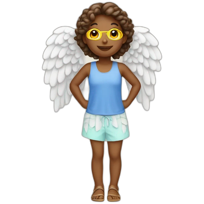 angel-on-holiday emoji