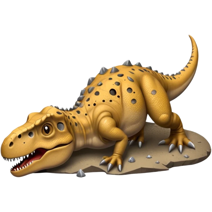 En küçük mərmi ile ölen t-rex emoji