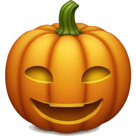 happy pumpkin emoji