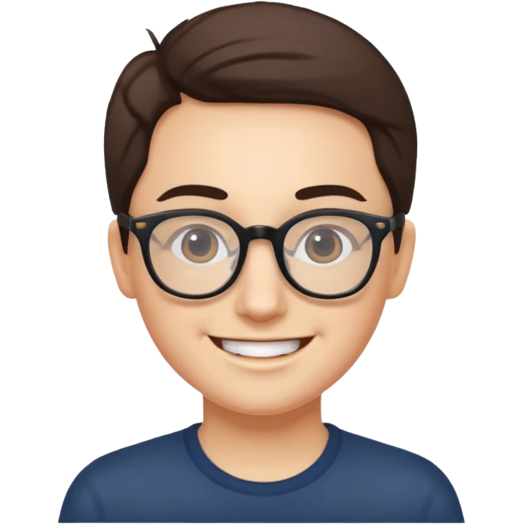 glasses wearing glasses emoji