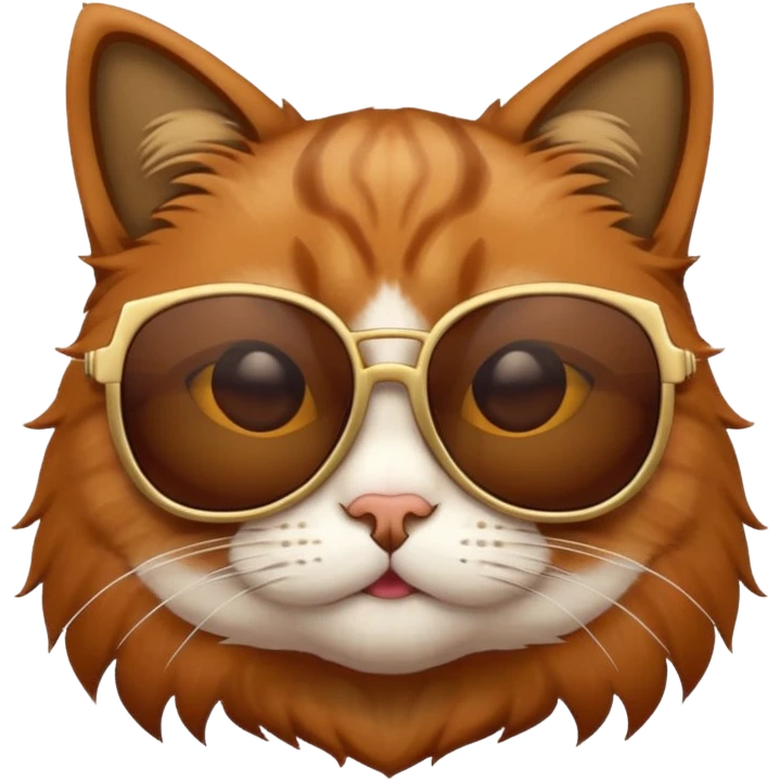a cat wearing sunglasses emoji