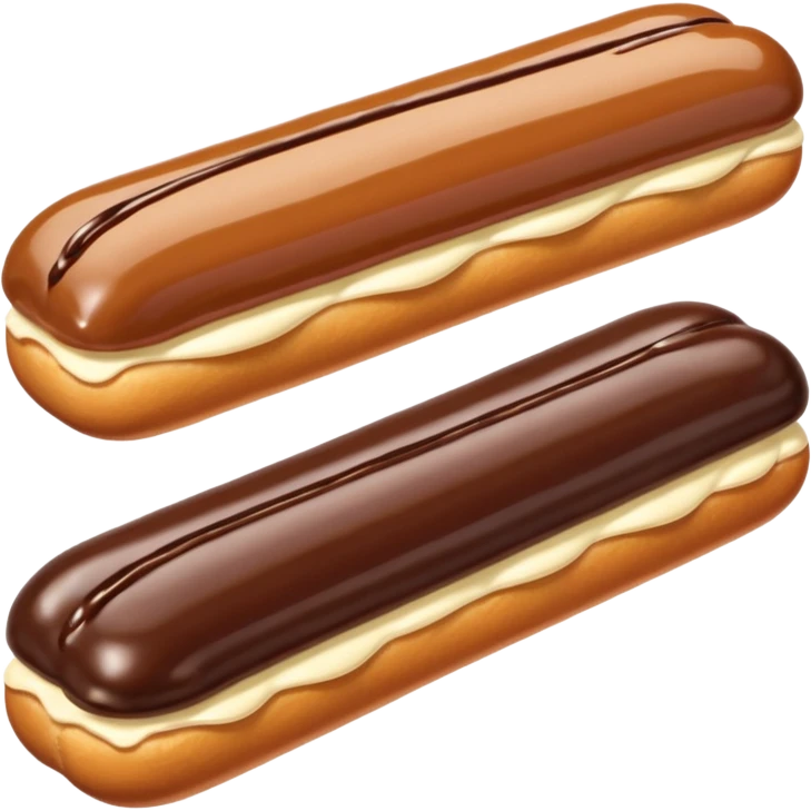 Chocolate-glazed éclair





















 emoji