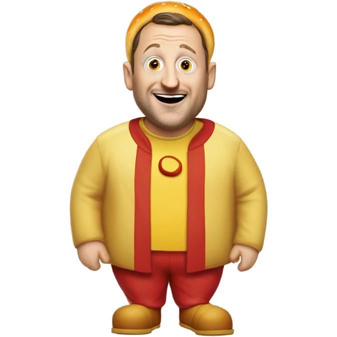 Tim Robinson hotdog costume emoji
