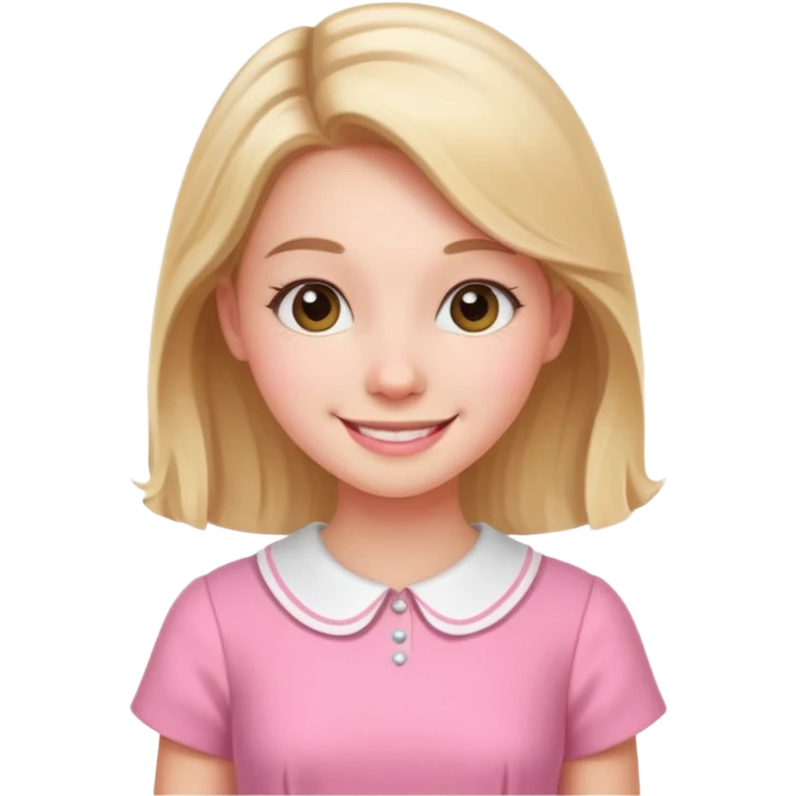 Cute preppy and pink emoji