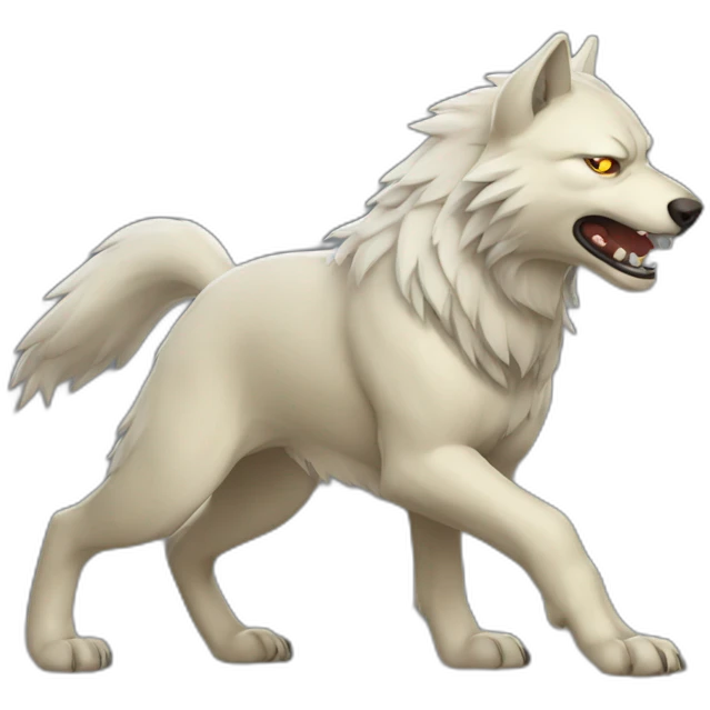 Battle Wolf emoji