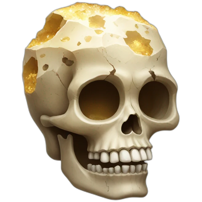 Geode skull emoji