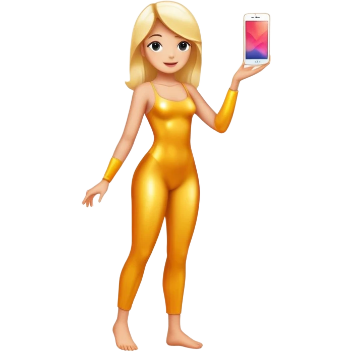 Abstract colorful Shiny La Creatura full bodyy  emoji