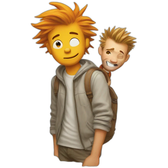 calvin and hobbes emoji