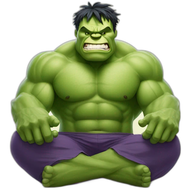 pixar-smile-hulk-meditating emoji