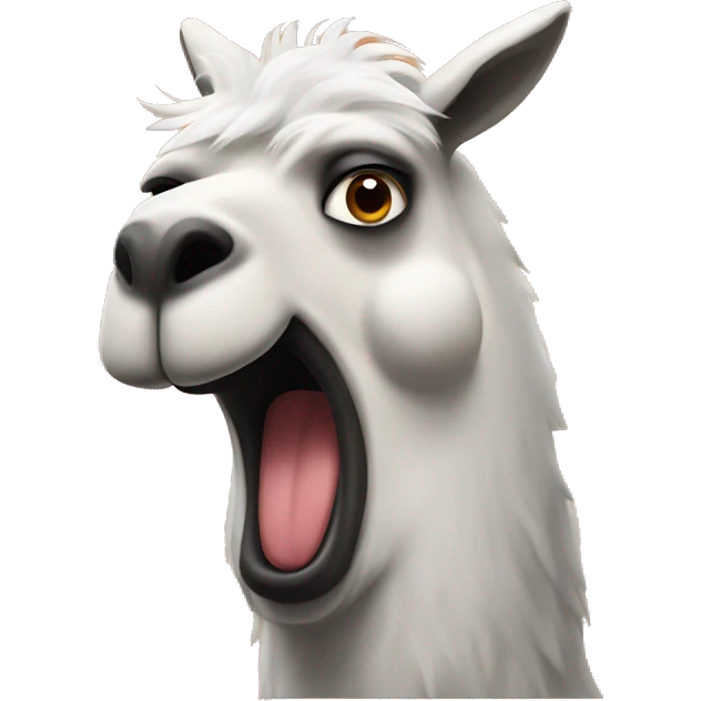 Llama Fart Gas Out Of Behind emoji