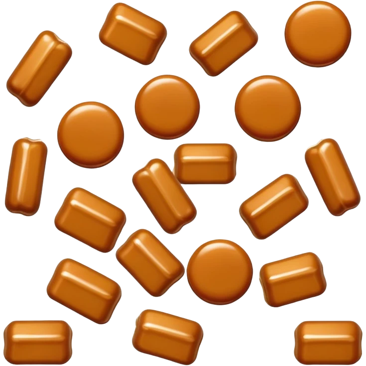 caramel candy emoji