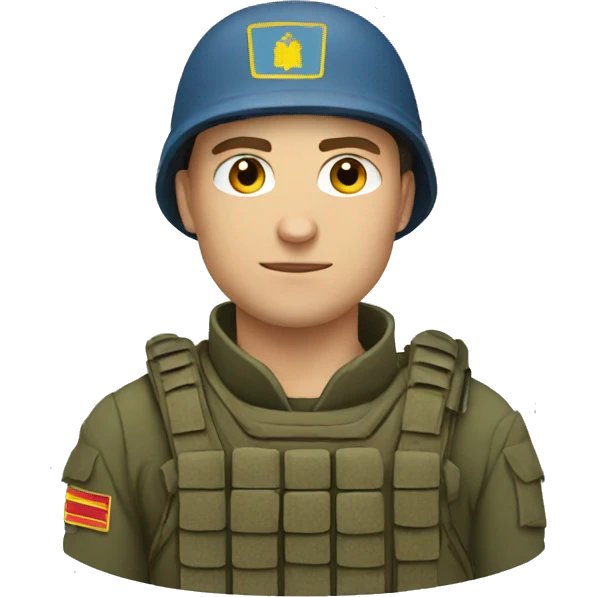 Ukrainian soldier emoji