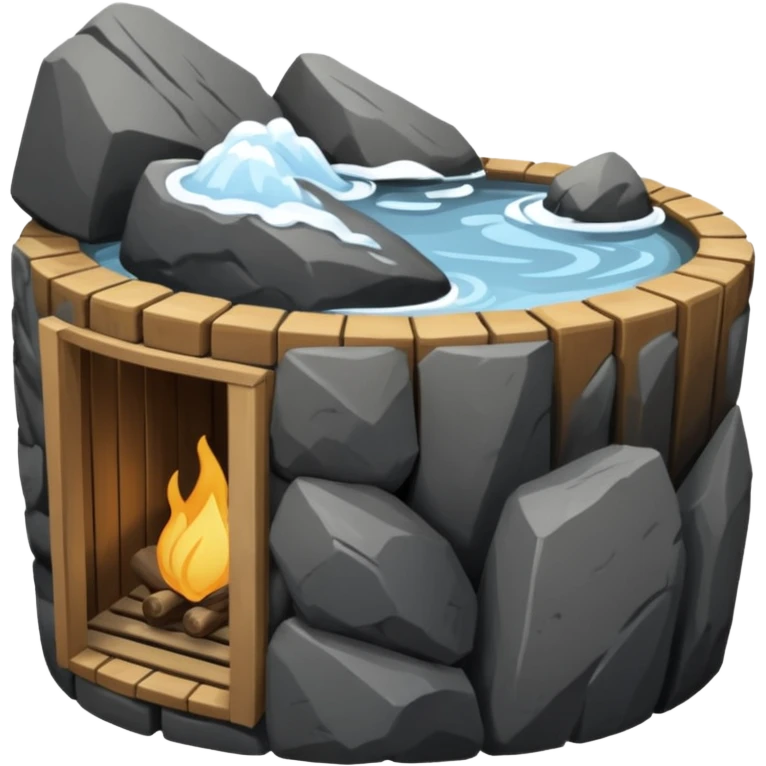 sauna rocks emoji