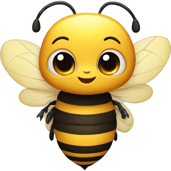 Cute bee  emoji