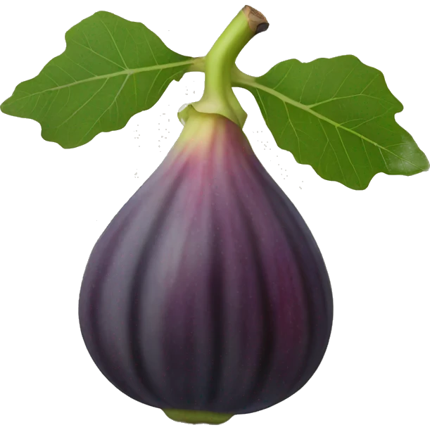 fig the fruit emoji