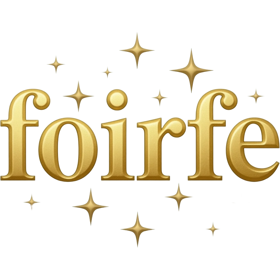 the text 'foirfe' meaning perfect in irish. Give it a 'perfect' flair emoji