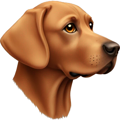 Labrador red emoji