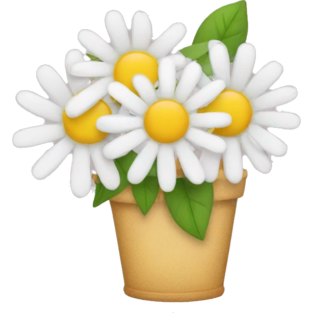  flor margarita con las palabras Daisy Dreams  emoji