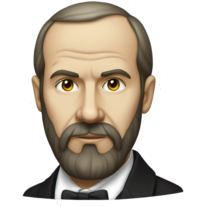 portrait dostoevsky emoji