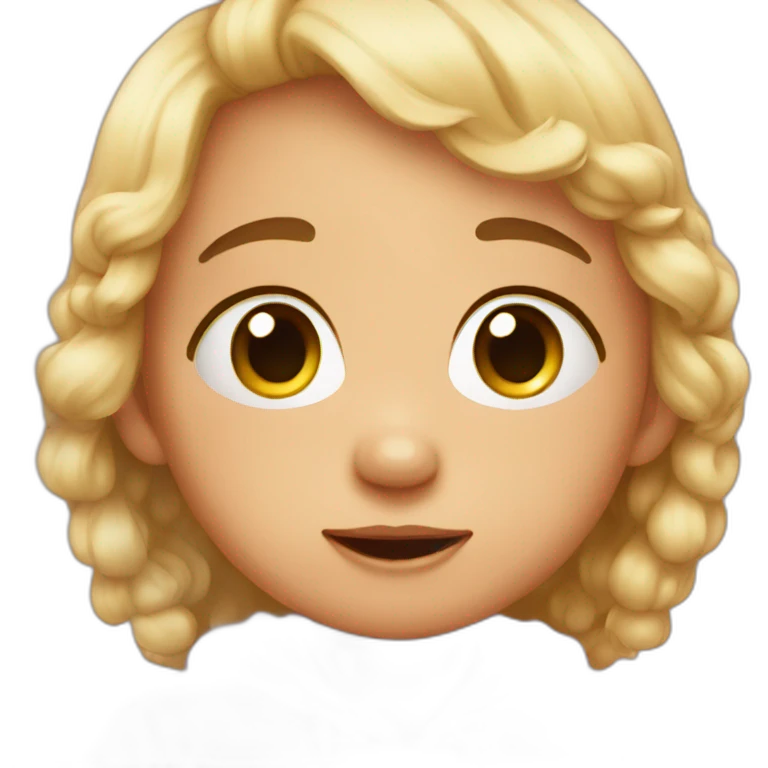 a baby is cryingh emoji