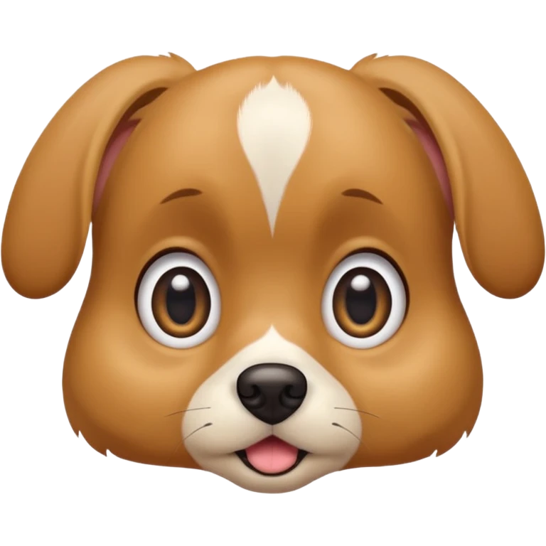 Un chien s'étonne  emoji