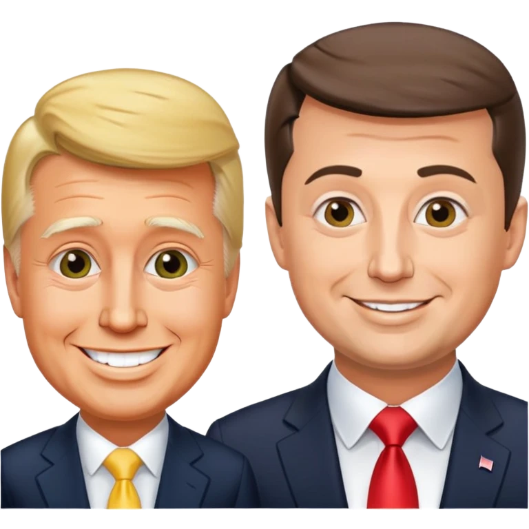 С трампом и зеленским emoji