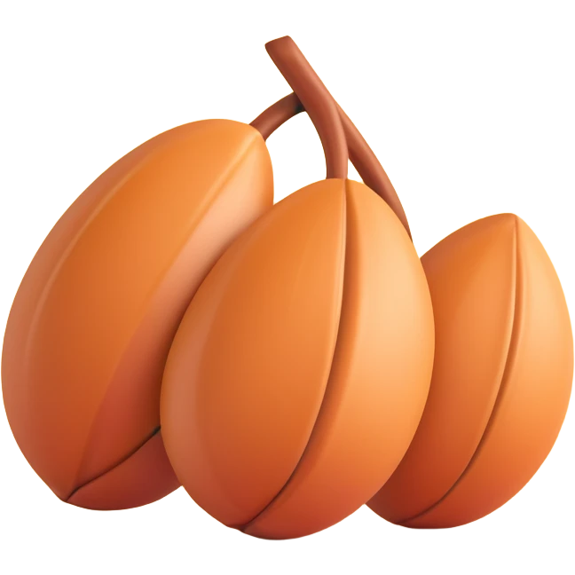 realistic almond emoji
