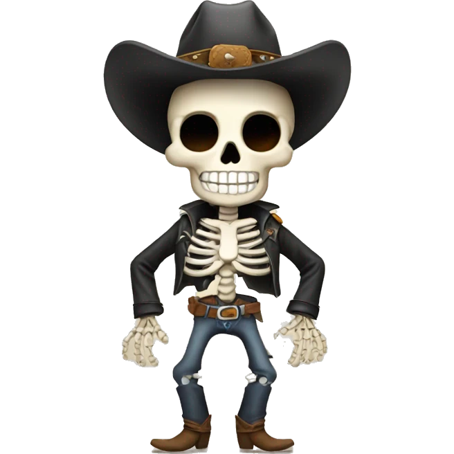 cowboy skeleton  emoji