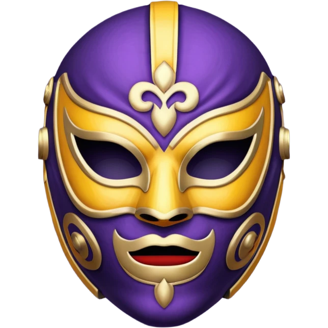wrestling mask emoji