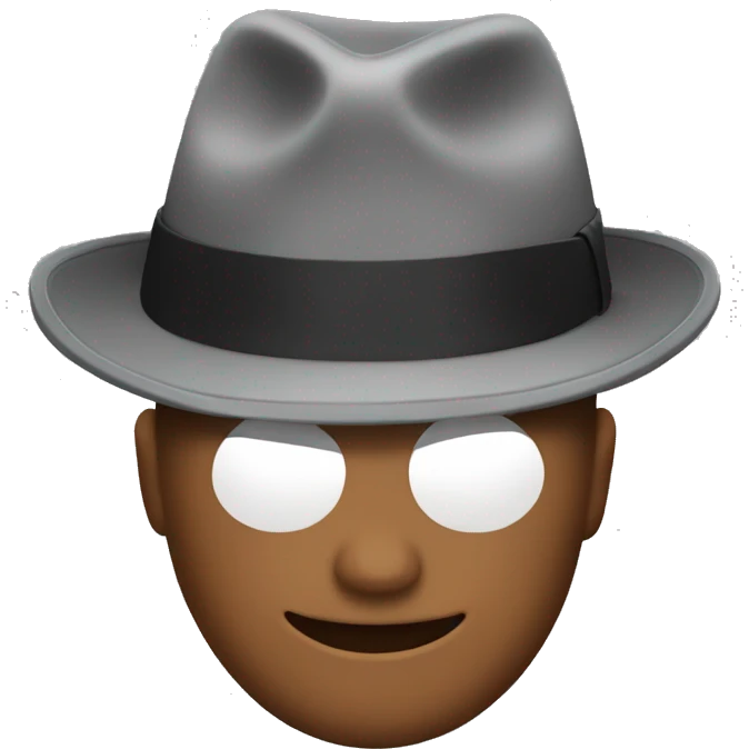 fedora hat emoji