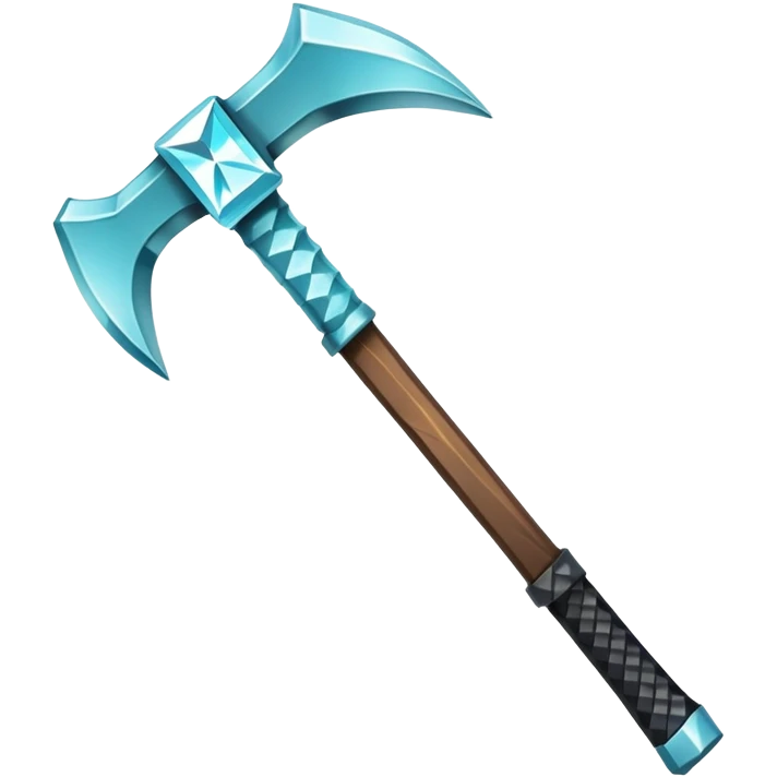 Minecraft pickaxe emoji