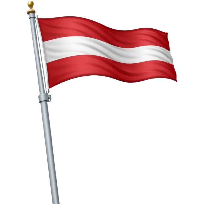 Austrian Empire flag on a pole emoji