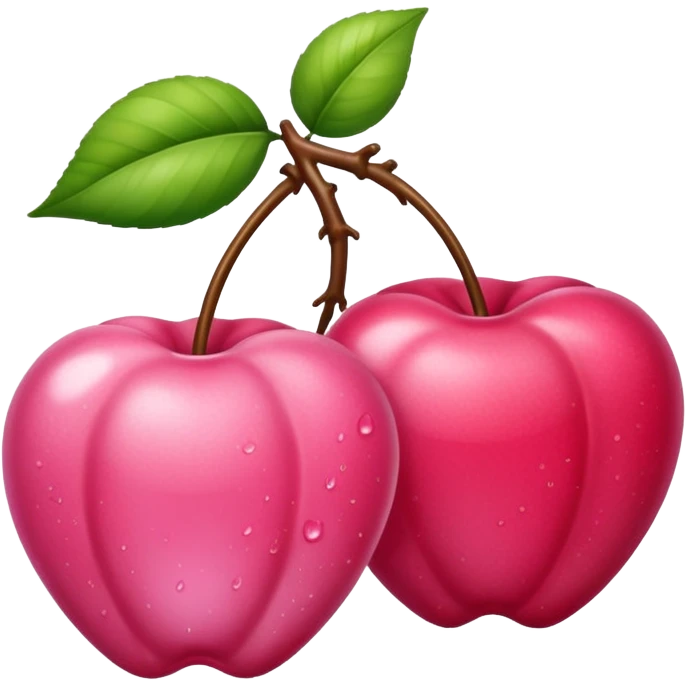 cerezas rosas  emoji